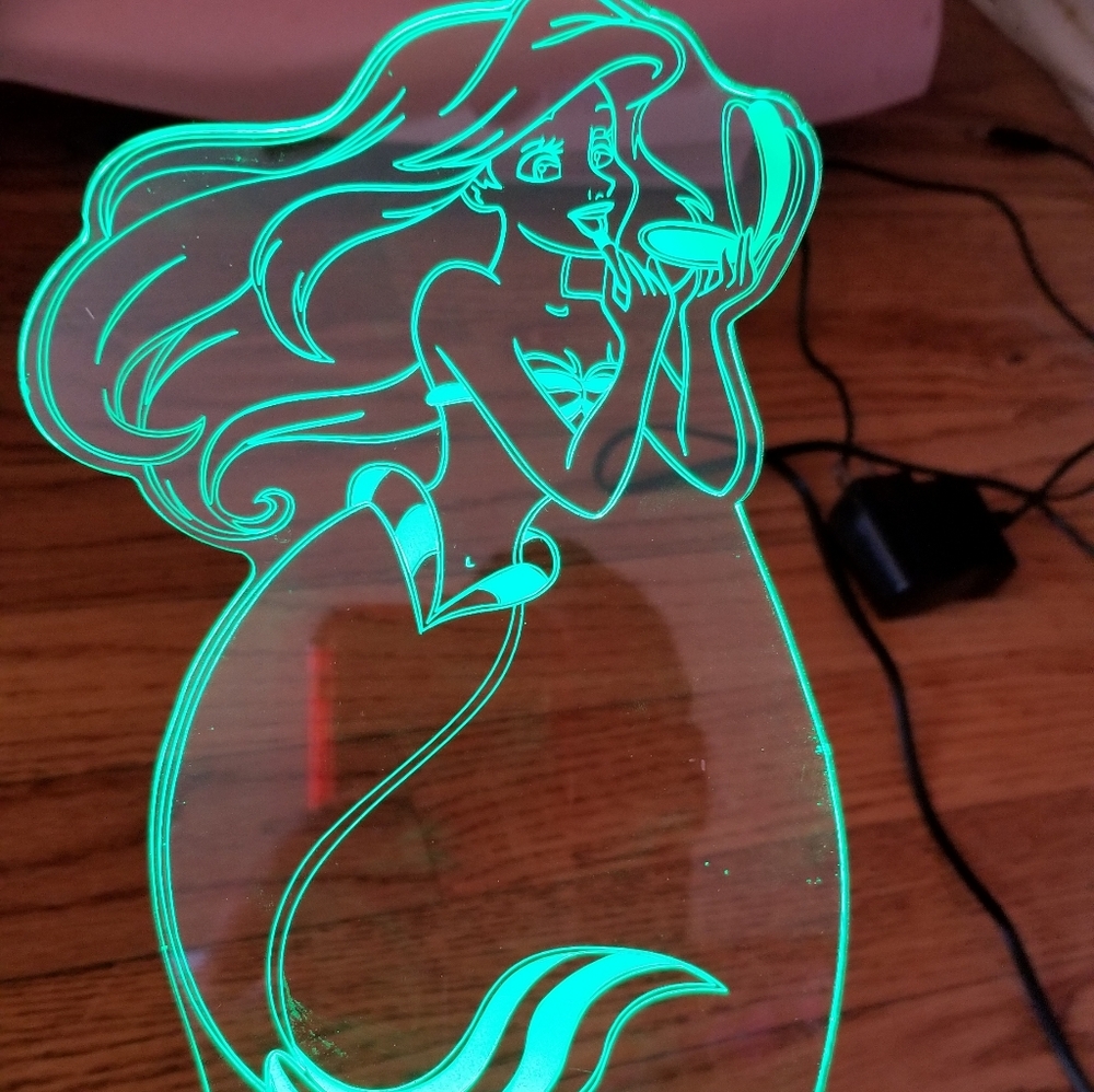 Disney Ariel Standing Night Light - Picture 3 of 6